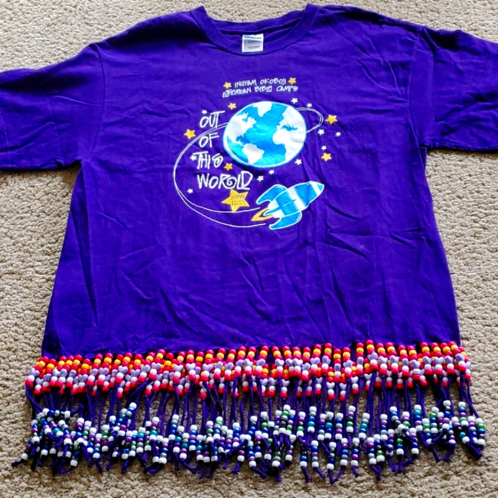 Purple  OUT OF THIS  WORLD  T-SHIRT